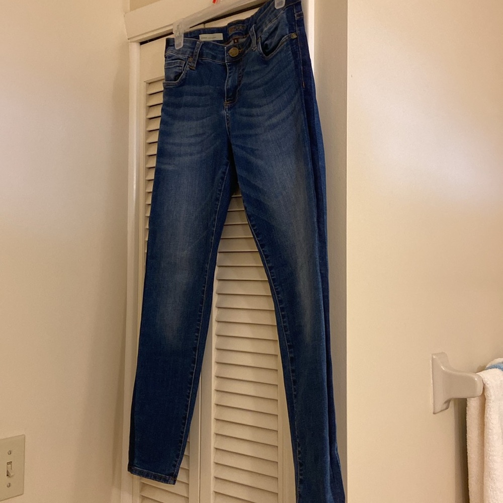Kut from the Kloth Donna Ankle skinny tuxedo stripe - Picture 3 of 8